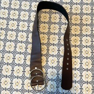 Brown Double Ring Belt